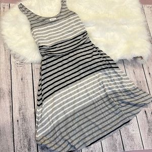 Athleta Striped Jersey Knit Tank Dress